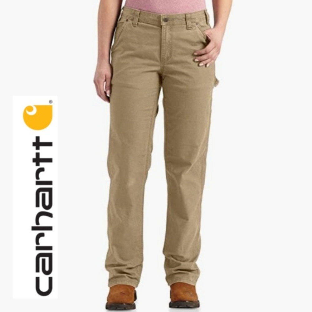 Carhartt Women's Rugged Flex Loose Fit Canvas Work Pant (16 Tall)